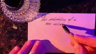 ASMR Handwriting Richard L Evans Quote [upl. by Gretta]