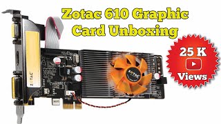 ZOTAC NVIDIA GeForce GT 610 Synergy Edition 2 GB DDR3 Graphics Card [upl. by Paapanen]