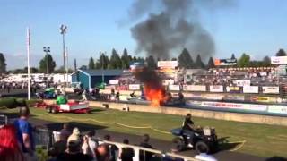 Man burns to Death in race car [upl. by Minier]