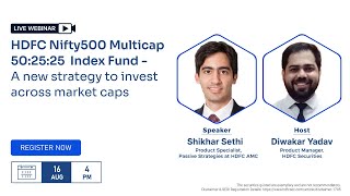 HDFC Nifty500 Multicap 502525 Index Fund  A new strategy to invest across market caps [upl. by Koblick]