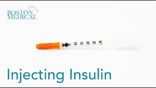 How to Inject Insulin with a Syringe [upl. by Ettegdirb96]