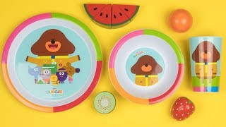 Hey Duggee Mealtime Dinner Set with Plate Bowl amp Tumbler [upl. by Ahsiener]