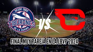 Final muy pareja en la LVBP 2024  TIBURONES DE LA GUAIRA vs CARDENALES DE LARA [upl. by Elane45]