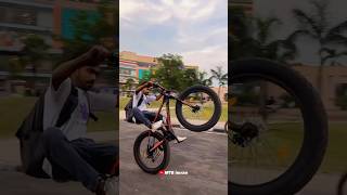 Electric cycle par burnout 🔥😅 shots ytshorts imranmtb [upl. by Anirav]