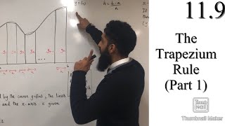 Edexcel A level Maths 119 The Trapezium Rule part 1 [upl. by Ayote]