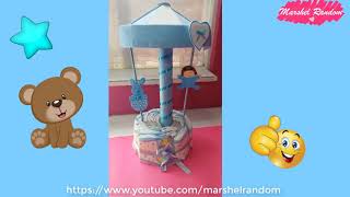 DECORACIÓN CENTRO DE MESA BABY SHOWER DIY MANUALIDADES [upl. by Meelas]