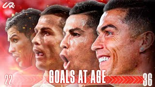 Cristiano Ronaldos Incredible Goals at Every Age—What He Did at 22 and 35 Will Shock You [upl. by Roath362]