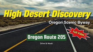 Oregon Route 205 from Burns in Oregon to Denio in Nevada 78 miles [upl. by Sanson]