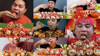 Mukbangers Eating Super Extra Spicy Balut Spicy Duck Eggs  COMPILATION [upl. by Treblig]