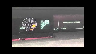 Toyota Prius 2014 Hybrid  Maintenance light Reset In Spanish Arabic Chinese Hindi [upl. by Latsryc741]