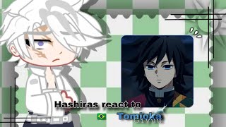 Hashiras react to Giyuu TomiokaVideo credits in the description🇧🇷 [upl. by Burn526]