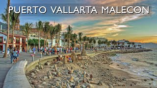 Puerto Vallarta Malecon  Malecón de Puerto Vallarta [upl. by Leahcam]