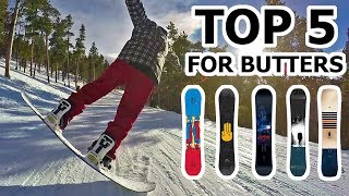 Top 5 Snowboards for Butter Tricks  2018 [upl. by Dari]