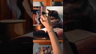 Feline Fiction Oil Painting [upl. by Ferrand674]