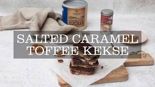 Salted Caramel Toffee Kekse  SONNENTOR [upl. by Enelhtac]