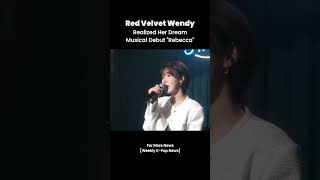 Red Velvets Wendy Musical Debut quotRebeccaquot [upl. by Eiramanel]