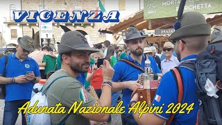 95ª Adunata Nazionale Alpini 2024 Vicenza  Italia 🇮🇹  4K Walking Tour [upl. by Seel542]