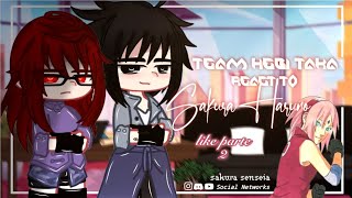 Team HebiTaka react to Sakura Haruno Gacha Club 🇧🇷🇱🇷 [upl. by Onfre]