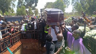 NJAMBI KOIKAI FINALLY BURIED 6FT AT LANGATA CEMETERY [upl. by Nashom]