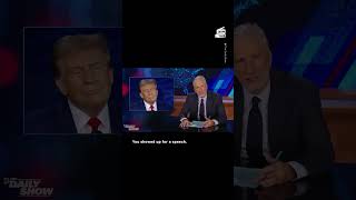 Jon Stewart Reacts to Donald Trump Saying January 6 Wasnt His Fault [upl. by Maxie]