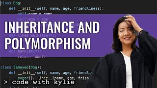 InheritancePolymorphism in Object Oriented Programming  Python for Beginners  Code with Kylie 10 [upl. by Boak]