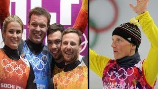 OlympiaTag 6 Wieder Gold für Rodler  Silber für Lesser [upl. by Tilly]