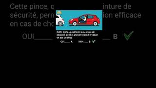 2024 Nouveau examen code de la route ✅ test 3 question 20 😘 France shorts codedelaroute france [upl. by Phylys]