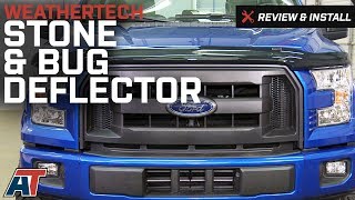 20152016 F150 Weathertech Stone amp Bug Deflector Review amp Install [upl. by Randall985]