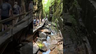 Flume Gorge at Franconia Notch State Park travel parks newhampshire [upl. by Socrates]