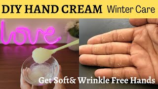 DIY HOMEMADE HAND CREAM RECIPE FOR WINTERGET SOFTSMOOTHWRINKLE FREE HANDSHAND MOISTURIZER [upl. by Bell549]