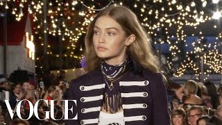 Gigi Hadid on Bringing Her Sporty and Hippie Style to Tommy Hilfiger  Vogue [upl. by Biancha]