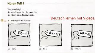 Prüfungstraining Start Deutsch 1  Modelltest 1 Hören A1 [upl. by Alikat541]