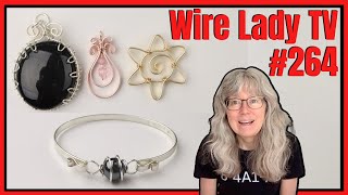 Making Flat Wire Jewelry  Wire Lady TV Ep 264 Livestream Replay [upl. by Nyrb]