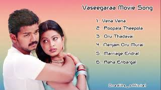 Tamil Vaseegara Audio Songs Vijay Sneha Sa rajkumar [upl. by Yreffeg]