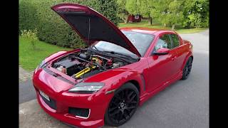 Mazda RX8 High Power 0100 kmh acceleration [upl. by Nicram]