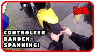 Pomp je motorbanden regelmatig op [upl. by Egroej708]