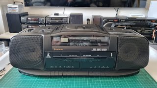 Hitachi CXW300 cassette deck test [upl. by Kcirneh]