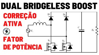 Dual Bridgeless Boost  Active Power Factor Correction [upl. by Ayikaz]