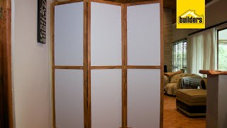 How To Make Your Own Room Divider [upl. by Eenitsed715]