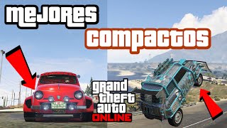 Los 10 MEJORES AUTOS COMPACTOS del GTA Online [upl. by Emmer952]