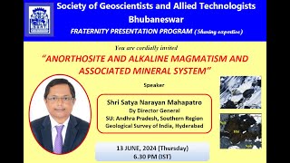 Anorthosite and Alkaline Magmatism and Associated Mineral System  LIVE [upl. by Airuam]