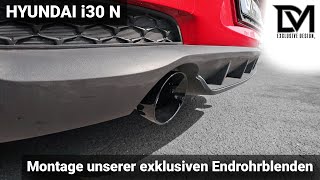 DM Exclusive Design  Hyundai i30N Umbau Auspuffblenden [upl. by Alaaj]