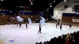 Rosamond High School winter guard Bakersfield 352011 [upl. by Gabler]