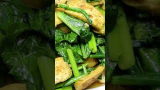 Choy sum fry with Tofu [upl. by Aylmar]