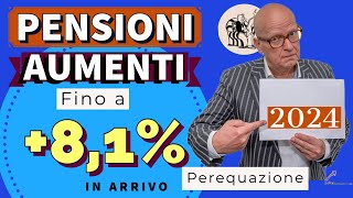 PENSIONI 👉 AUMENTI N ARRIVO fino a  81 da GENNAIO❗️ Ecco per chi [upl. by Analak]