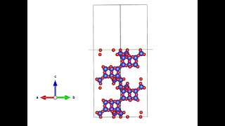 VESTA Software  Zeolite Framework Supercell with Vacuum  Chabazite [upl. by Metcalf]