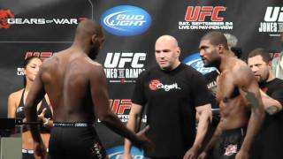 UFC 135 Jones vs Rampage Weigh In Highlight [upl. by Silverman]