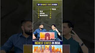 Top 10 Richest States in India  Richest and Poorest States in India  biggboss salmankhan mumbai [upl. by Solberg]