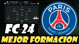 La Mejor Formacion para el PSG en EA Sports FC 24 FIFA 24✔️ [upl. by Teryn]