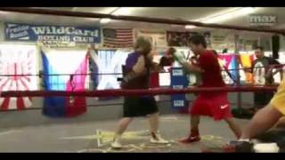 Manny quotPacManquot Pacquiao Training for Shane Mosley Sound Piezas  Suciedad [upl. by Bond]